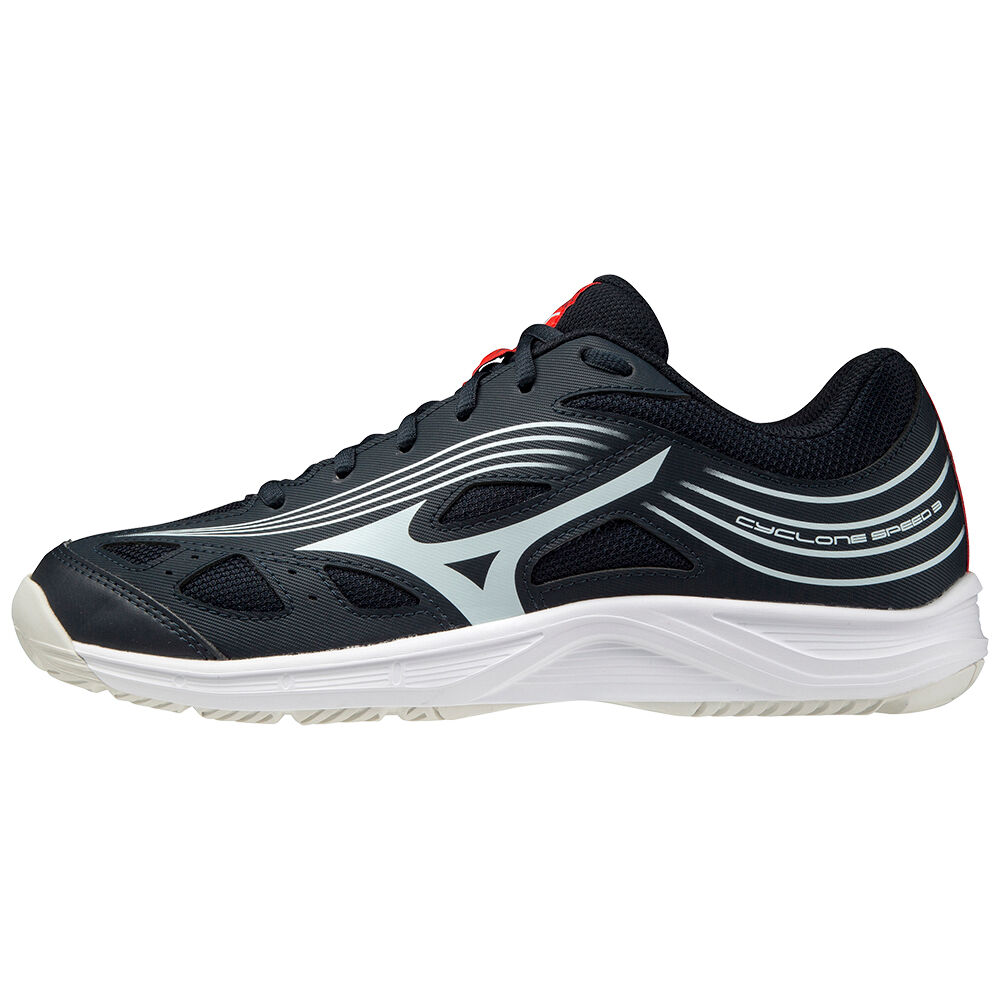 Scarpe Pallavolo Mizuno Cyclone Speed 3 Uomo - Nere/Blu/Rosse - 56384-KUCE